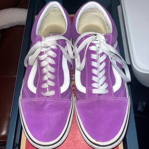 Old Skool Purple Vans